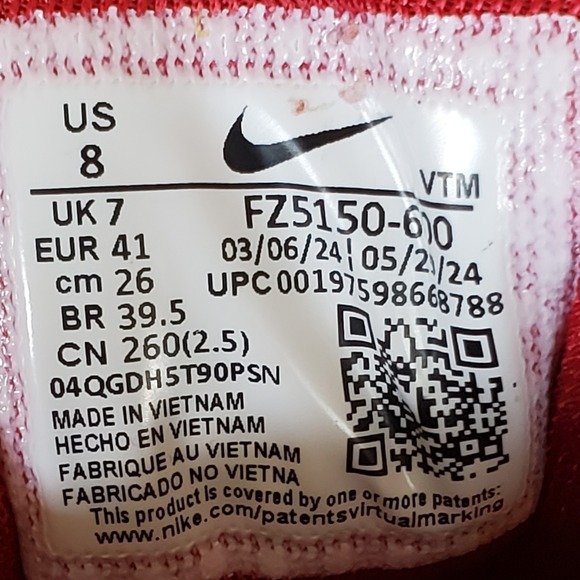 Nike Air Zoom Pegasus 41 Shoes Men 8 Crimson Red USC Trojans FZ5150-600‎ New main image 4